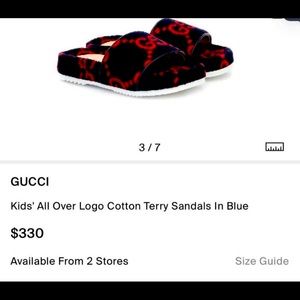 Gucci slides kids